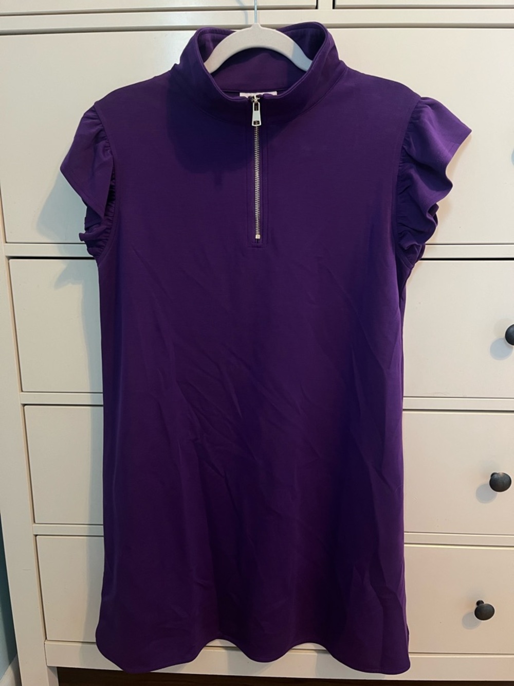 SSYS Reese Flutter Sleeve Air Dress in Purple